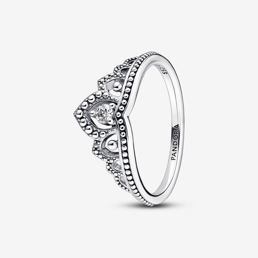 Königlicher Perlen Diadem-Ring image number 0