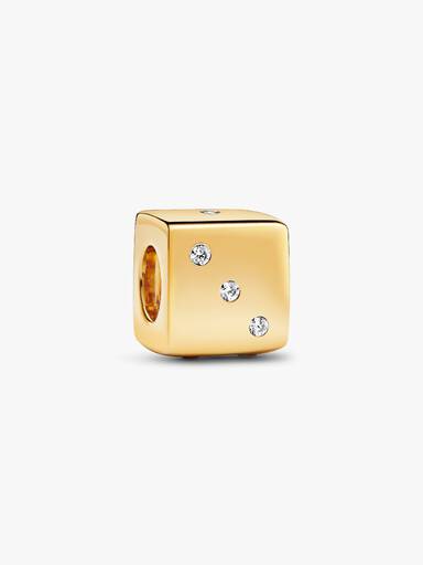 Funkelnder Würfel Charm