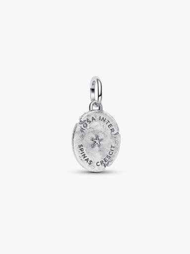 Rose Medaillon-Charm