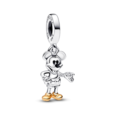 100 Jahre Disney Micky Maus Künstlicher Diamant Charm-Anhänger