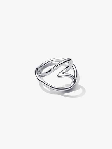 Organisch Geformtes Herz Ring
