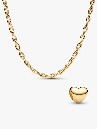Mini Herz Halsketten & Mini Charm Set