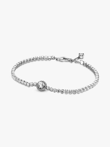Funkelnder Kranz Tennisarmband