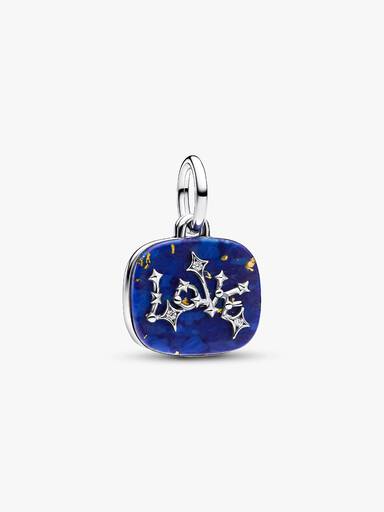 Himmelblaues Liebe-Sternbild Doppelter Charm-Anhänger