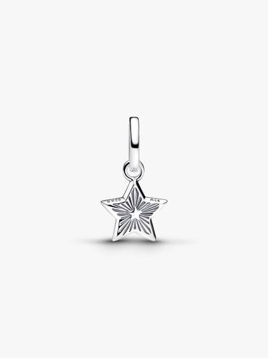 Blauer Stern Mini-Charm-Anhänger