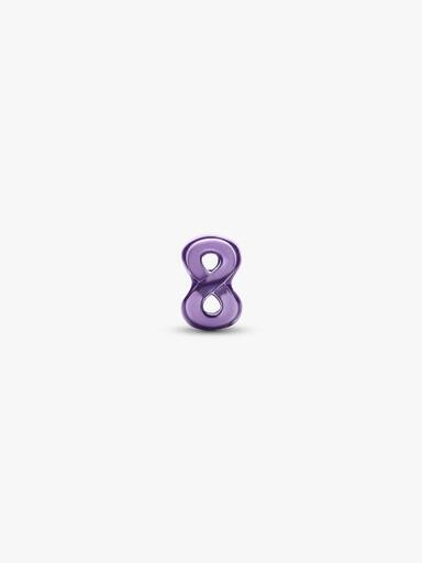 Violettes Unendlichkeits-Mini-Charm