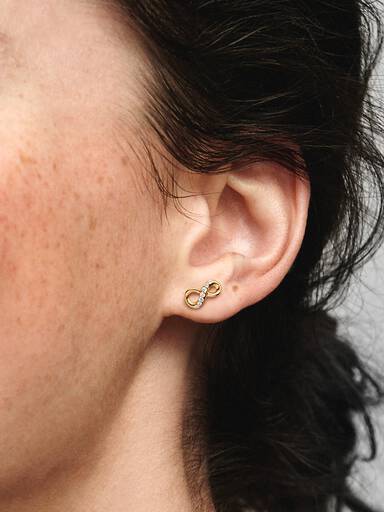 Funkelnde Unendlichkeit Ohrstecker