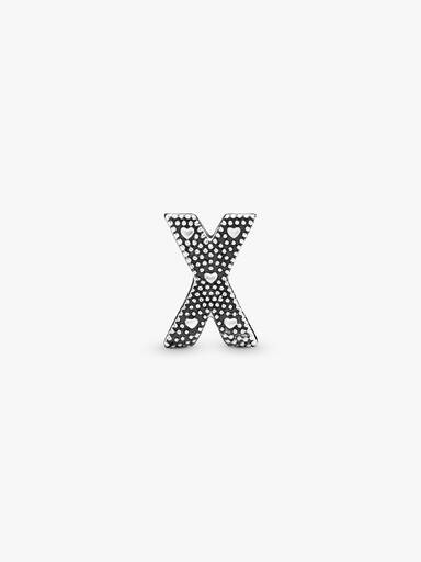 Buchstabe X Alphabet-Charm