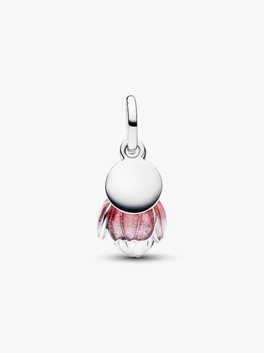 Bicolor Blühende Blume Charm-Anhänger