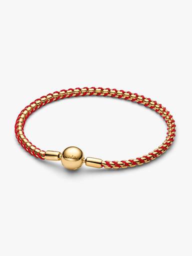 Rote Kordel Gliederarmband