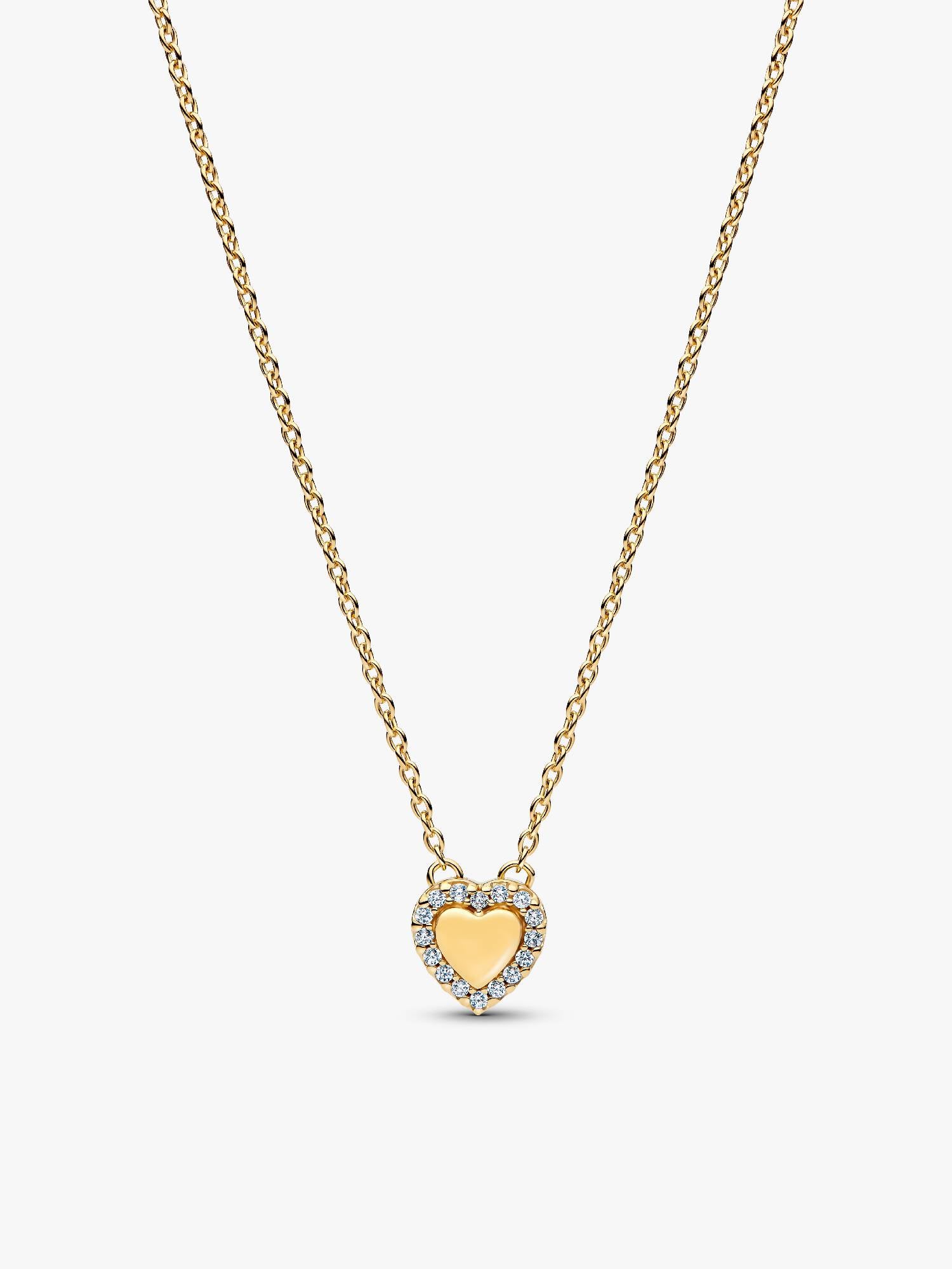 Gravierbares Herz Strahlenkranz Collier-Halskette