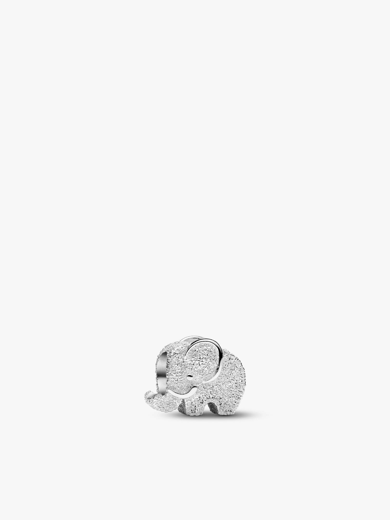 Strukturierter Elefant Mini-Charm