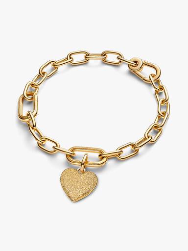 Gravierbares Herz Medaillon-Charm