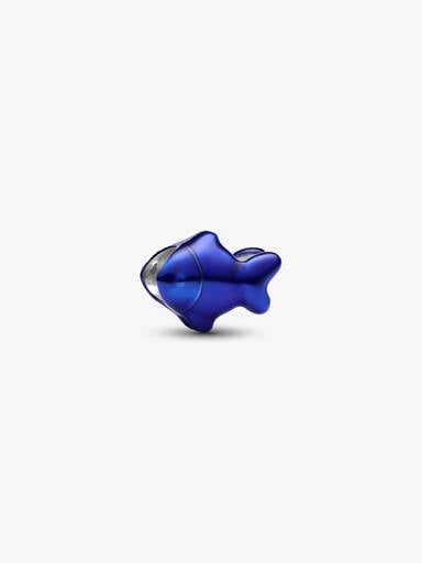 Blauer Fisch Mini-Charm