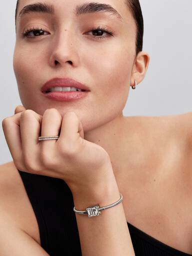 Disney Prinzessinnen Geschichtenbuch Schlangen-Gliederarmband mit im Labor gezüchtetem Diamanten