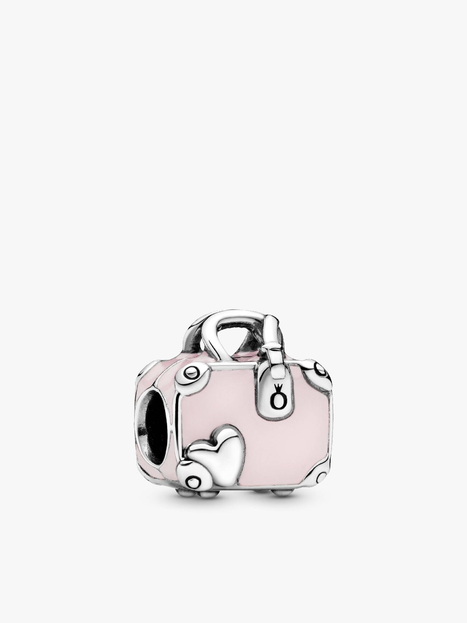Rosafarbener Koffer Charm