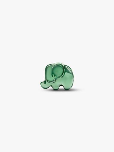 Grüner Elefant Mini-Charm
