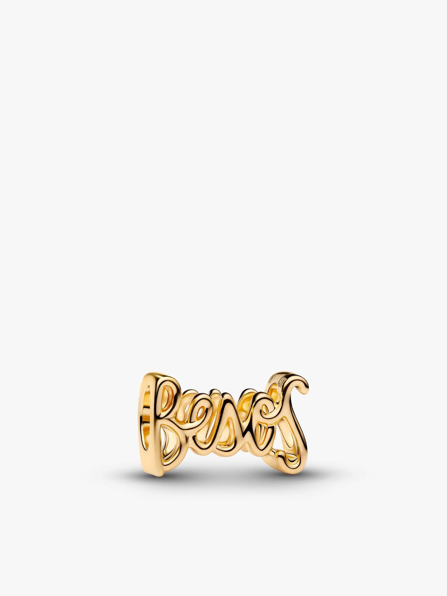 Besos Schrift Charm