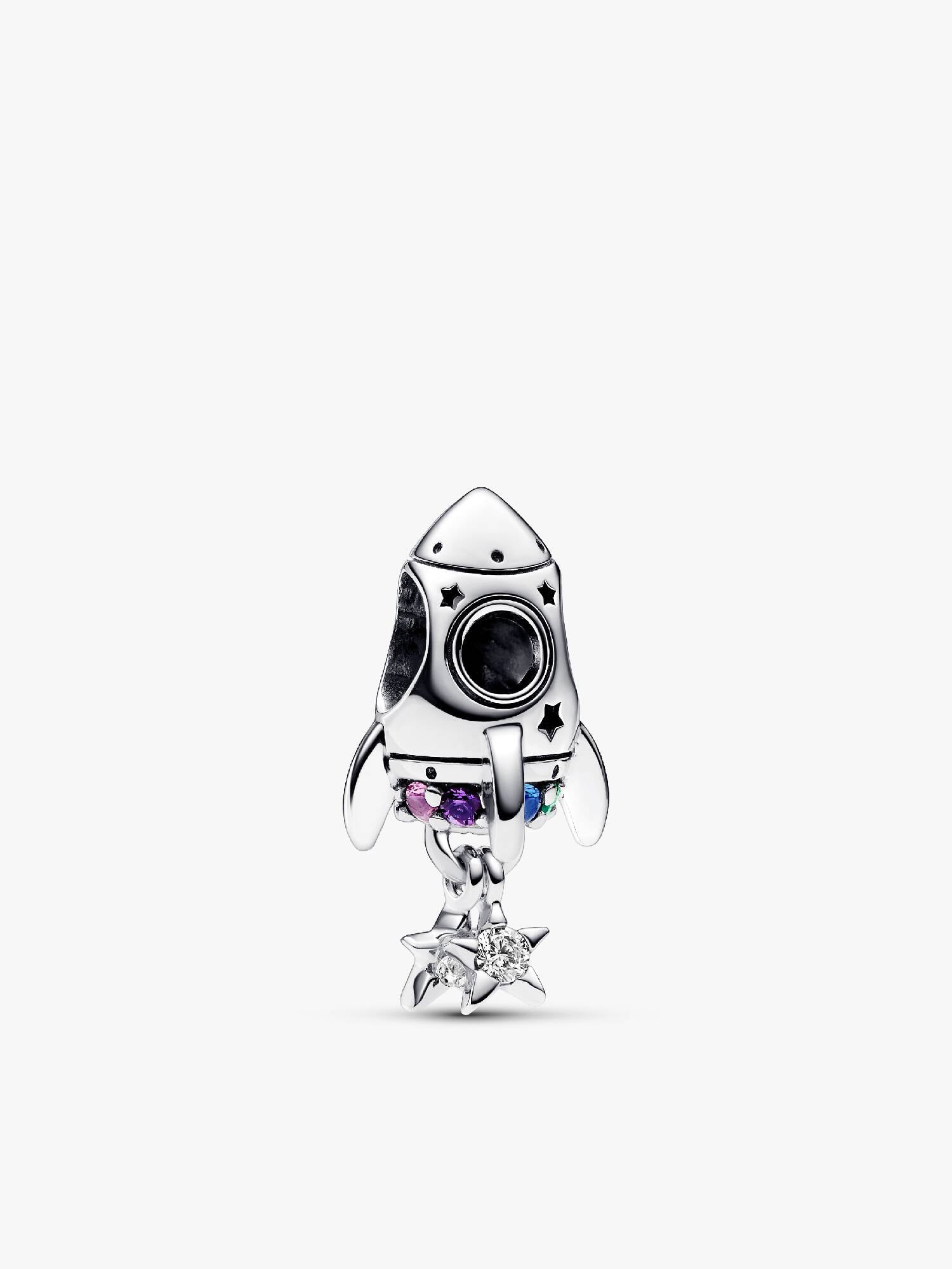 Weltraumliebe Raketen-Charm