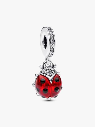 Roter Marienkäfer Charm-Anhänger