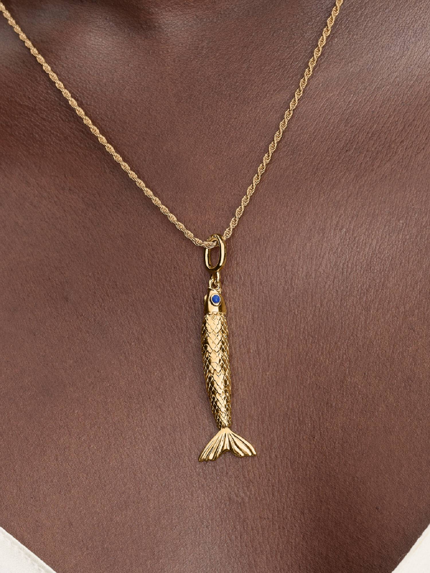 Beweglicher Fisch Charm-Anhänger