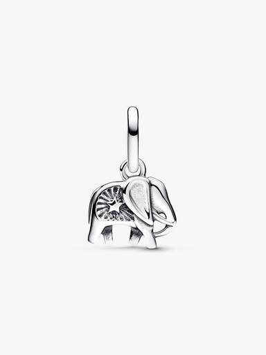 Türkisfarbener Elefant Mini-Charm-Anhänger