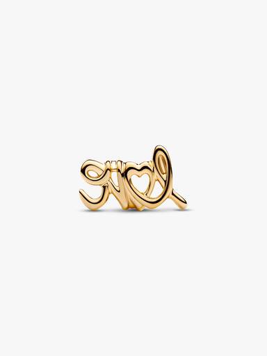 Handgeschriebene Liebe Charm