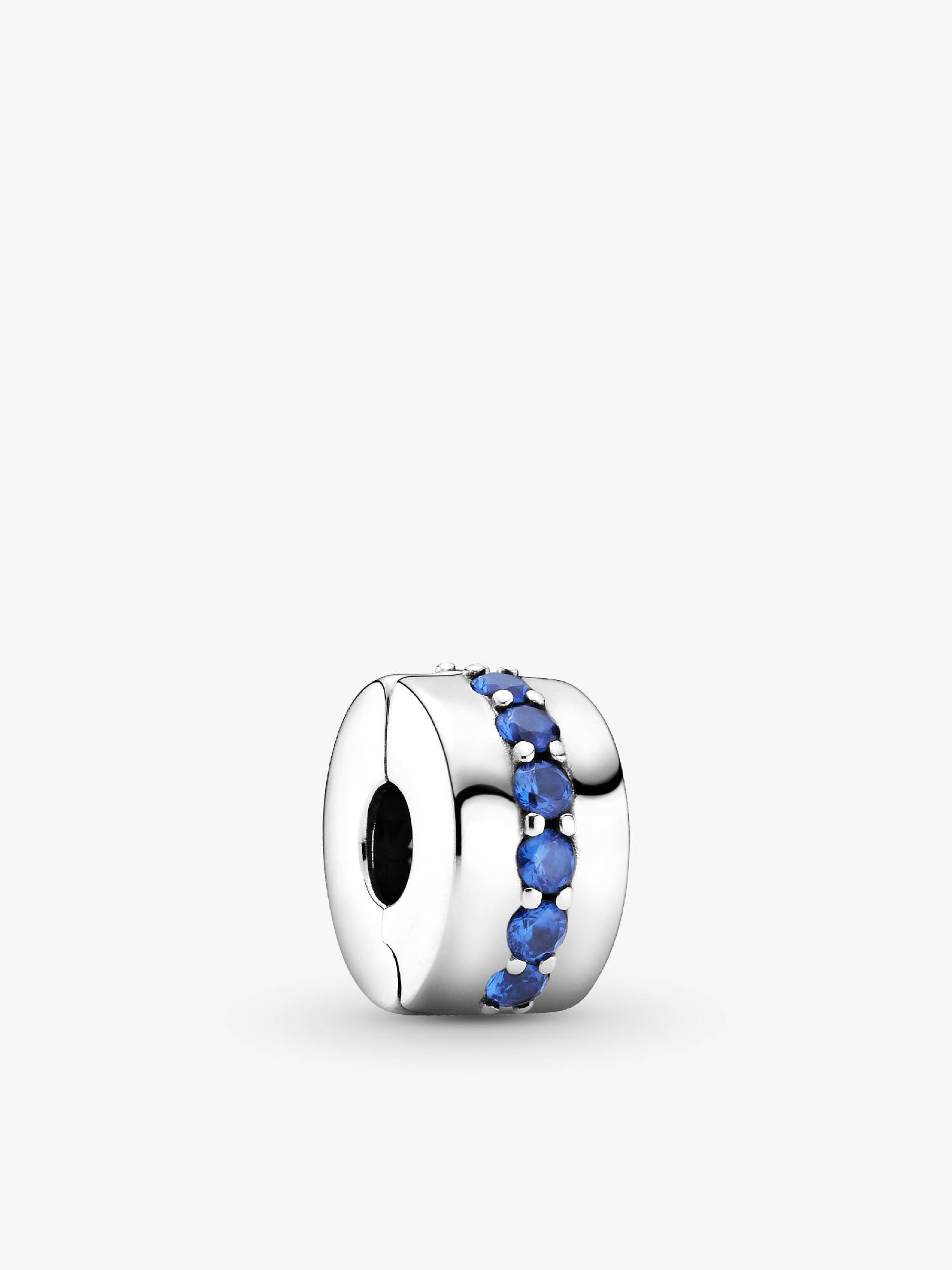Blaues Funkelndes Clip-Charm