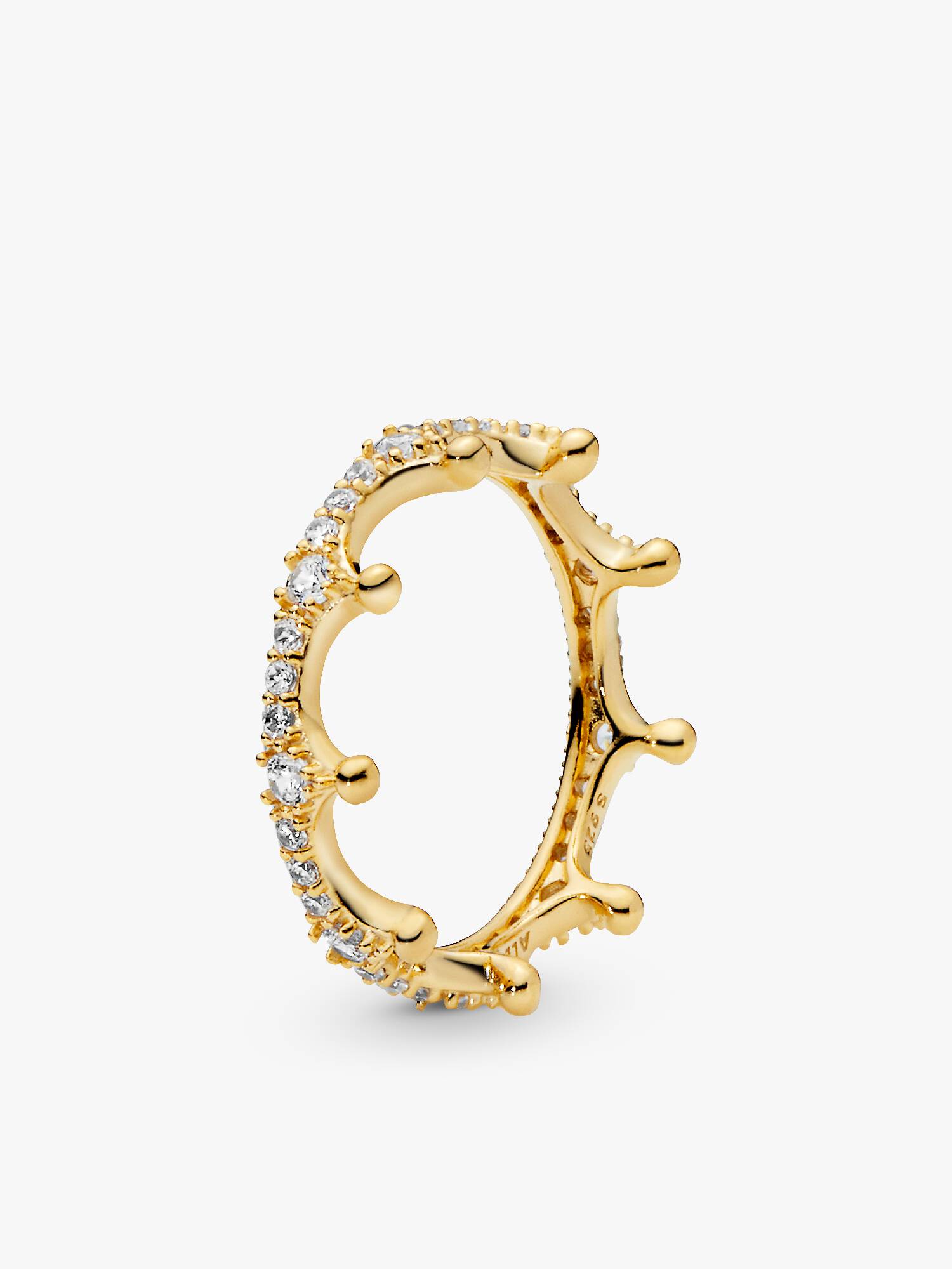 Klar Funkelnde Krone Ring