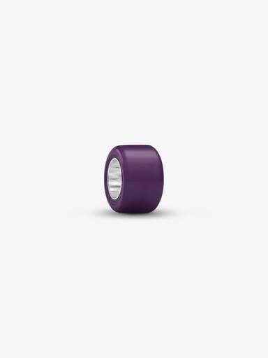 Violettes Murano-Glas Mini-Charm