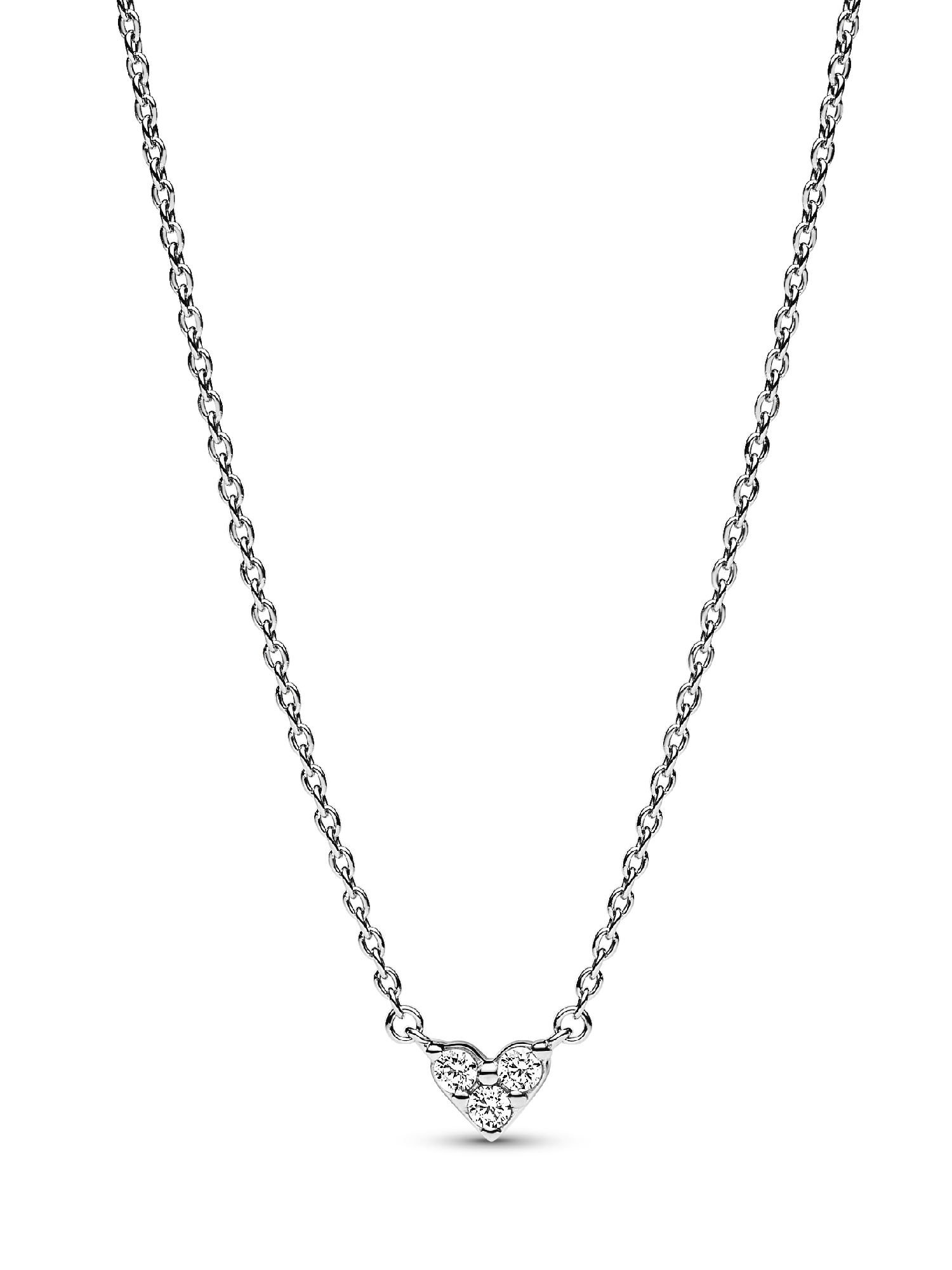 Drei Sterne Herz Collier-Halskette