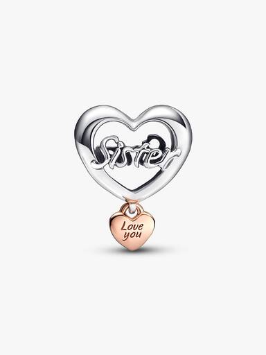 „Love You Sister“ Herz-Charm