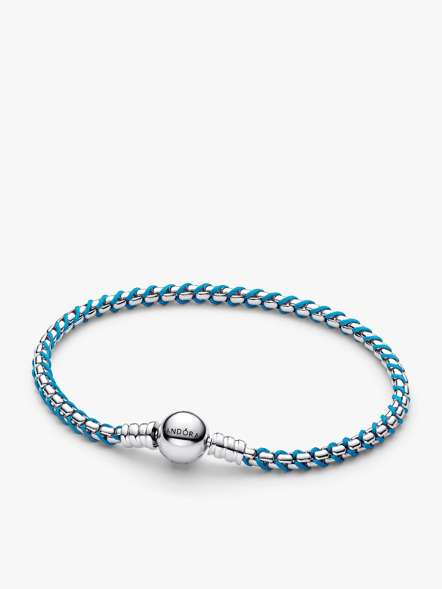 Blaue Kordel Gliederarmband