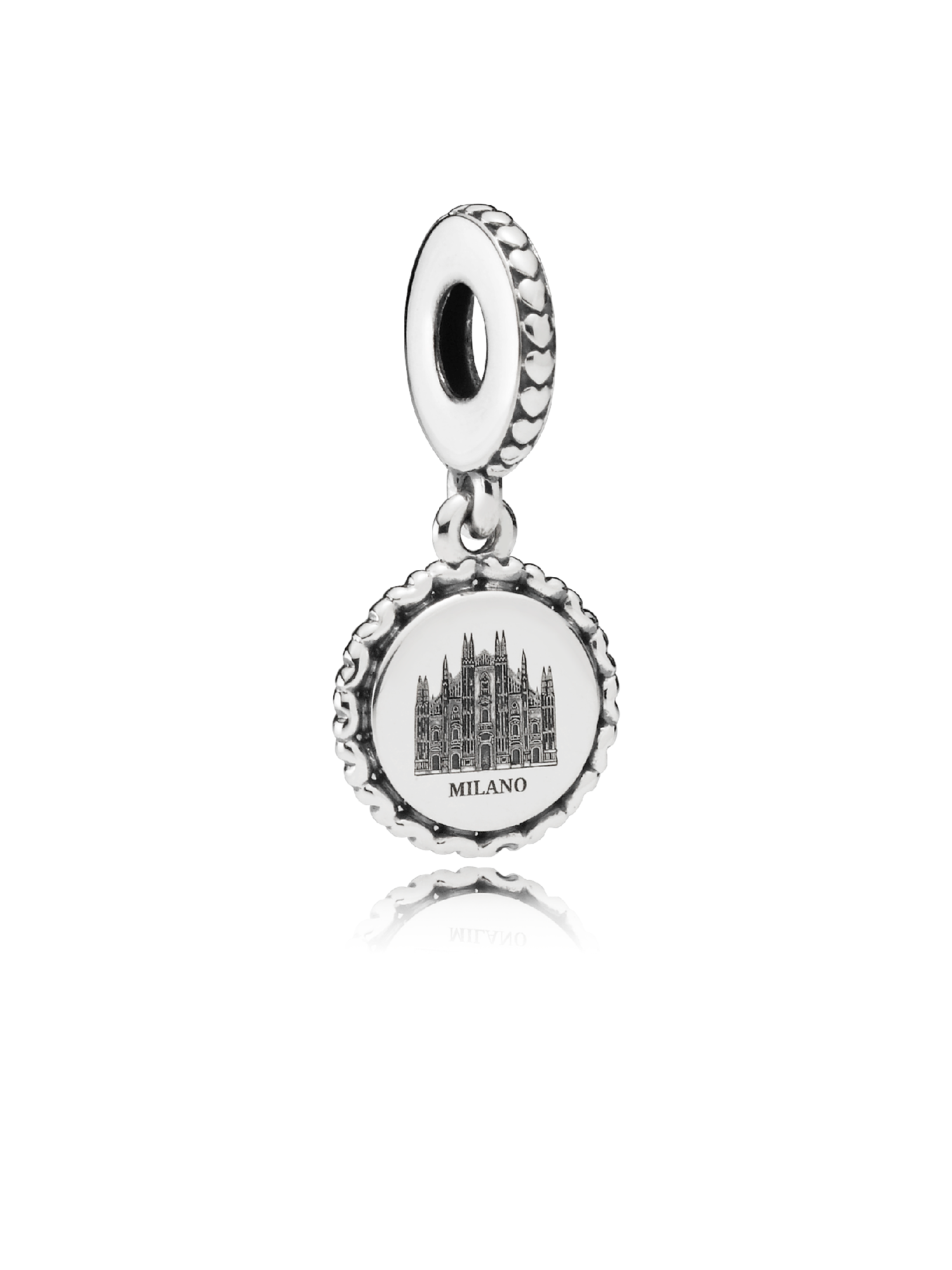 Duomo di Milano silver dangle