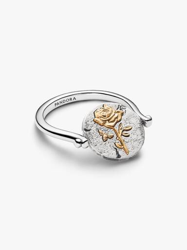Rose Wendbarer Medaillon-Ring