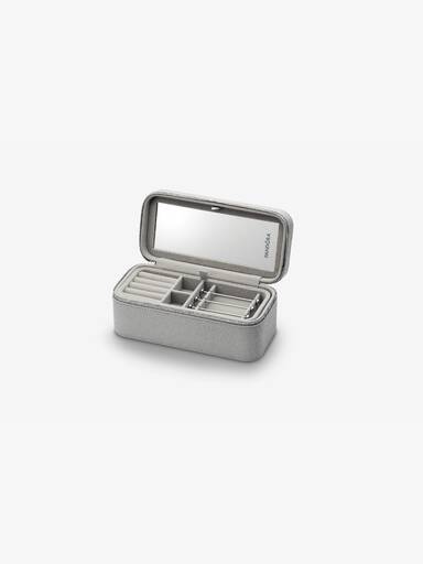 Kleine graue Schmuckbox