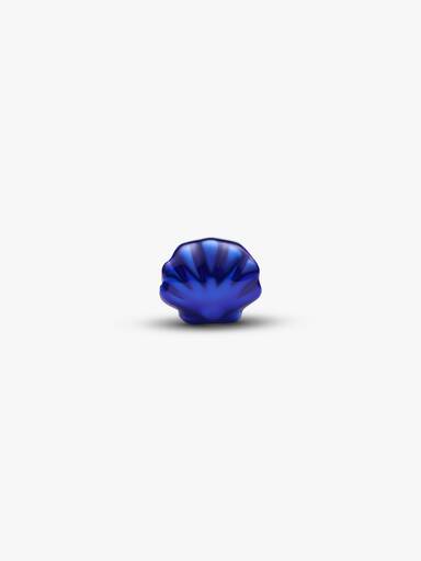 Blaue Muschel Mini-Charm