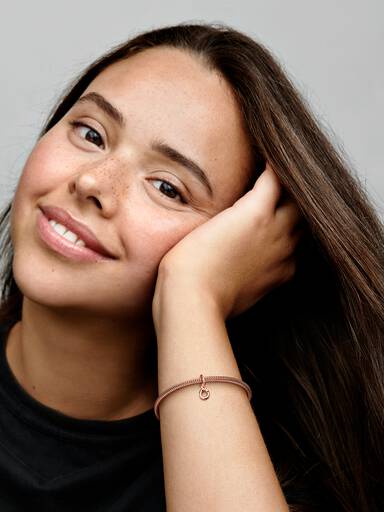 Buchstabe o Handschrift Charm-Anhänger
