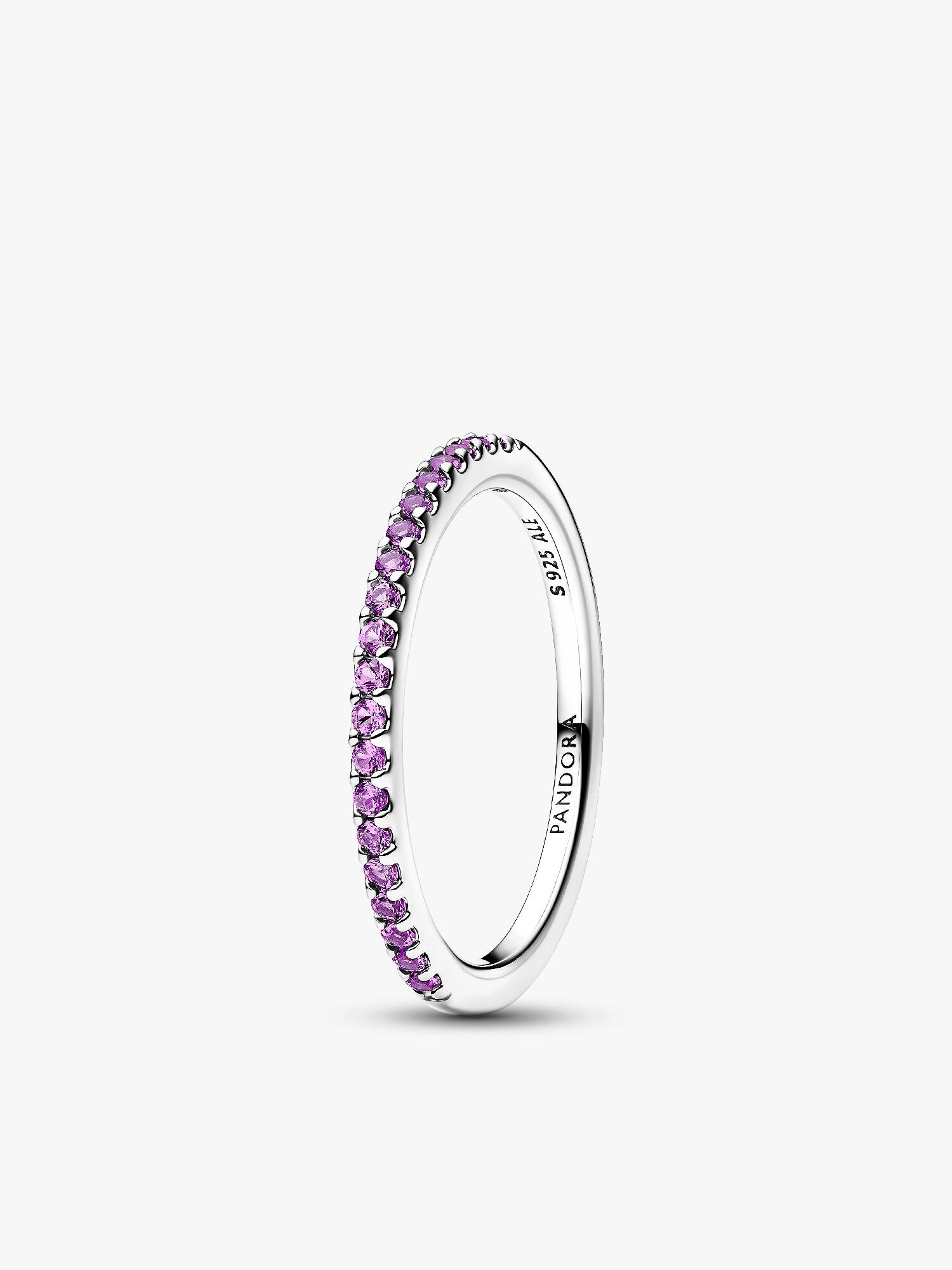 Funkelnder Violetter Halb-Ewigkeits-Bandring