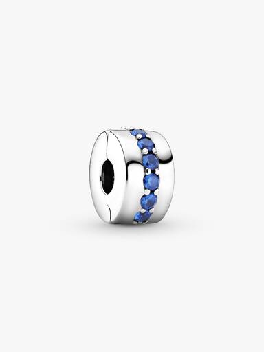Blaues Funkelndes Clip-Charm
