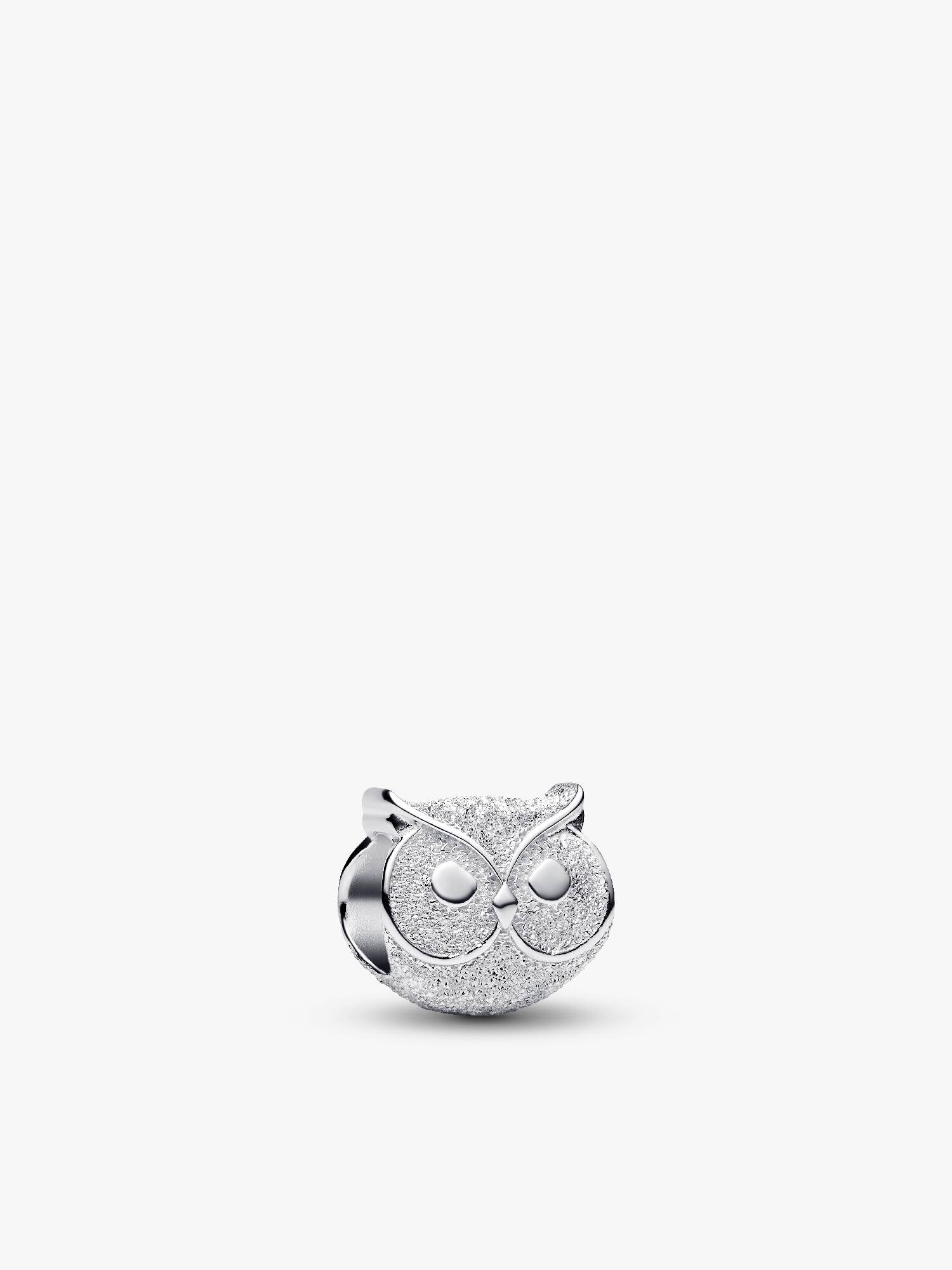 Strukturierte Eule Mini-Charm