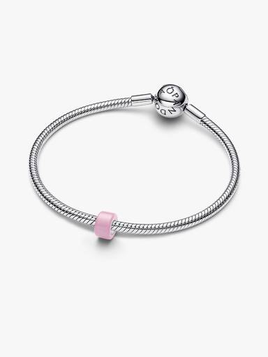 Rosafarbenes Murano-Glas Mini-Charm