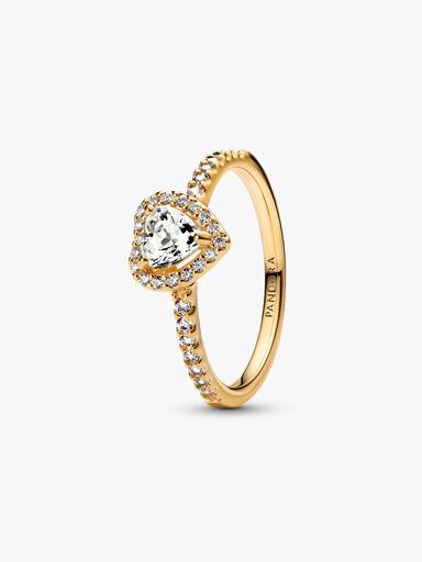 Erhabenes Herz Ring